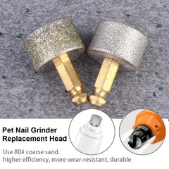 5pcs Dog Nail Grinder Replacement Head Painless Grooming for Dogs & Cats