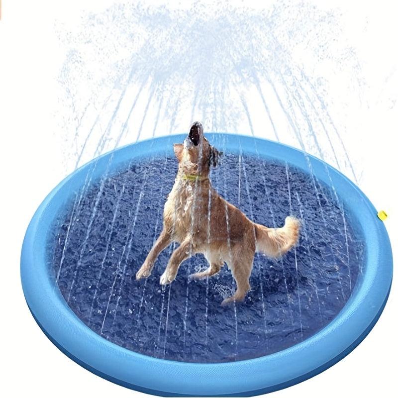 Foldable Pet Spray Pad Dog Bath Pool Durable Bathing Tub