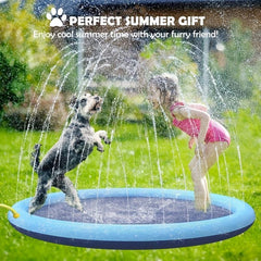 Foldable Pet Spray Pad Dog Bath Pool Durable Bathing Tub