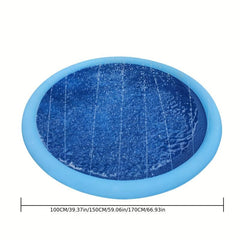 Foldable Pet Spray Pad Dog Bath Pool Durable Bathing Tub