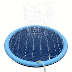 Foldable Pet Spray Pad Dog Bath Pool Durable Bathing Tub