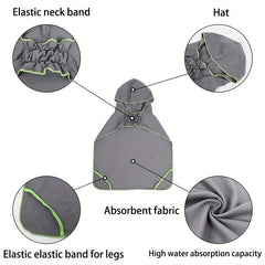 Soft Pet Towels Water Absorbent Coral Fleece Bath Towel