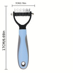 Double Sided Slicker Pet Brush Shedding Dematting Dog Comb