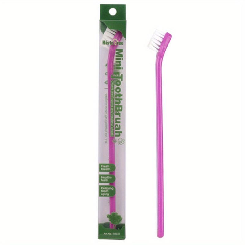 Pet Toothbrush for Cats and Dogs Removing Dental Stains