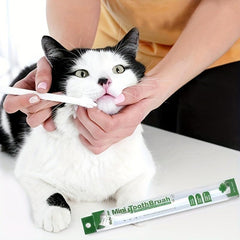 Pet Toothbrush for Cats and Dogs Removing Dental Stains