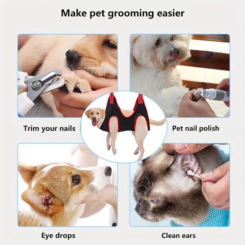 8Pcs Set Pet Hammock for Grooming Cats and Dogs