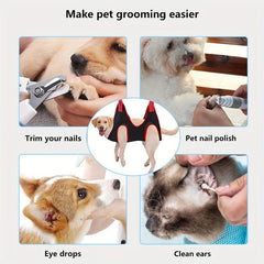 8Pcs Set Pet Hammock for Grooming Cats and Dogs