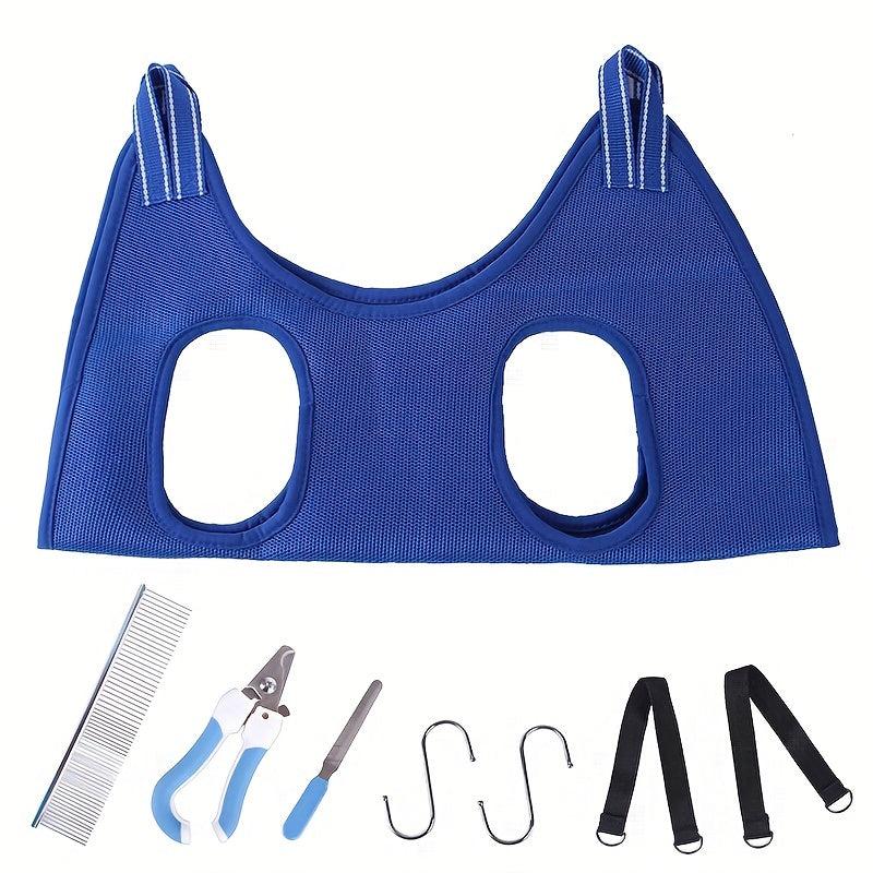 8Pcs Set Pet Hammock for Grooming Cats and Dogs