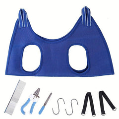 8Pcs Set Pet Hammock for Grooming Cats and Dogs