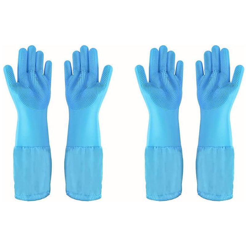 Pet Silicone Beauty Shower Gloves Dog & Cat Massage Bath Gloves