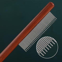 3pcs Pet Grooming Comb Cats Rubber Handle Removing Matted Fur