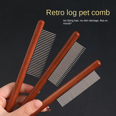 3pcs Pet Grooming Comb Cats Rubber Handle Removing Matted Fur