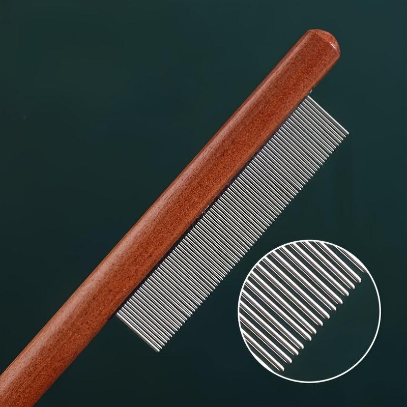 3pcs Pet Grooming Comb Cats Rubber Handle Removing Matted Fur