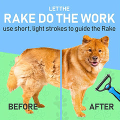 Double Sided Pet Grooming Brush Undercoat Rake for Dogs and Cats