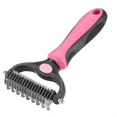 Double Sided Pet Grooming Brush Undercoat Rake for Dogs and Cats