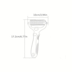 Double Sided Pet Grooming Brush Undercoat Rake for Dogs and Cats