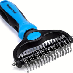 Double Sided Pet Grooming Brush Undercoat Rake for Dogs and Cats