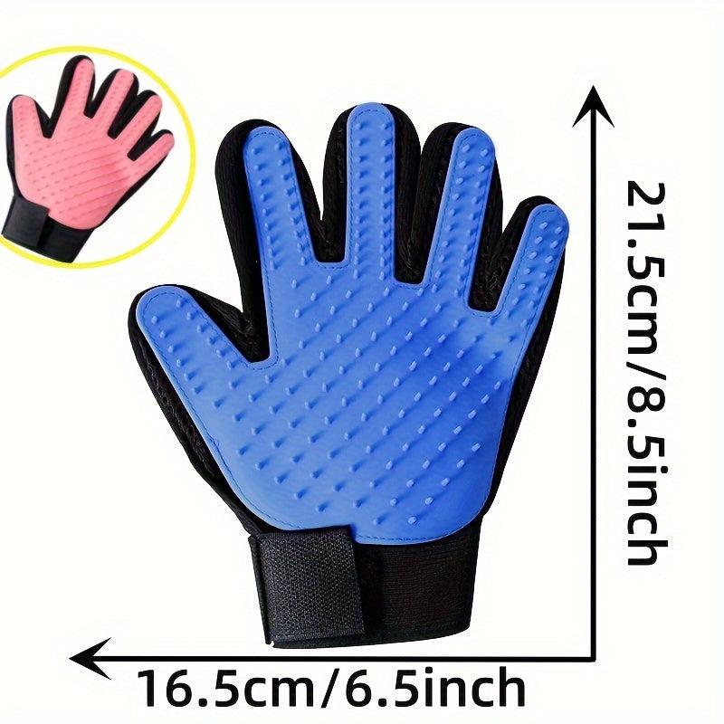 2pcs Cat Hair Removal Gloves - Pet Grooming Gloves