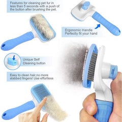 Stainless Steel Pet Comb for Tangled Hair Removal