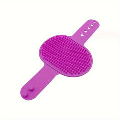 Silicone Pet Shampoo Brush for Dog & Cat Grooming