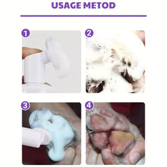 Pet Paw Cleaner - Silicone Grooming Brush for Dogs Cats