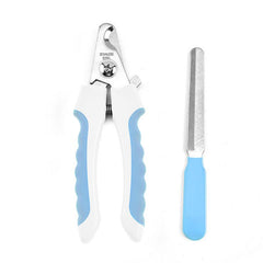Stainless Steel Cat Nail Scissor & File Set for Pet Paws Grooming
