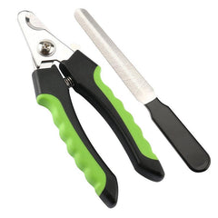 Stainless Steel Cat Nail Scissor & File Set for Pet Paws Grooming