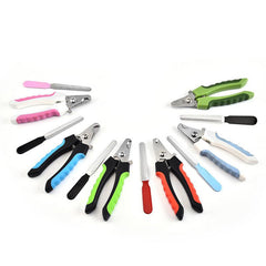 Stainless Steel Cat Nail Scissor & File Set for Pet Paws Grooming
