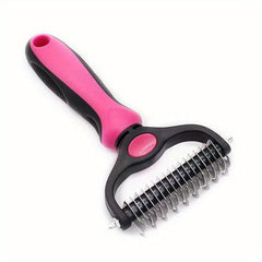 Double Sided Slicker Pet Brush Shedding Dematting Stainless Steel Dog Comb