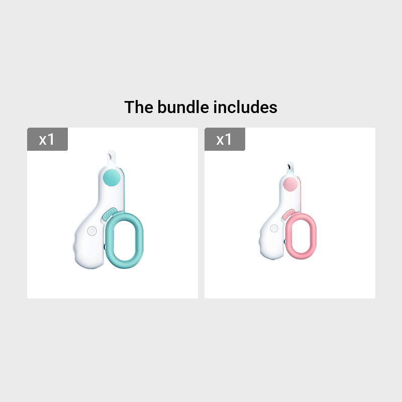 Pet Nail Clippers with LED Lights Professional Beauty Care Tools