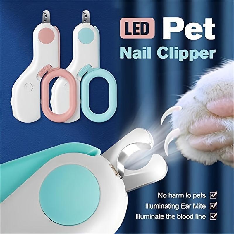 Pet Nail Clippers with LED Lights Professional Beauty Care Tools