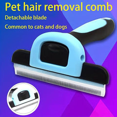 Detachable Stainless Pet Grooming Comb - Remove Pet Hair