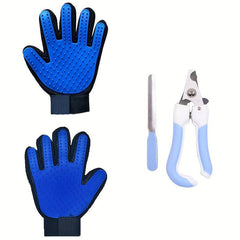 Dog Hair Removal Glove Undercoat Slicker Brush