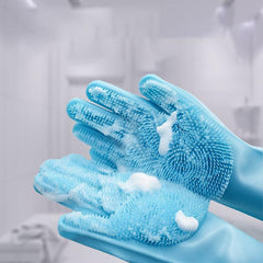 Heat Resistant Pet Grooming Gloves with Five Finger Design