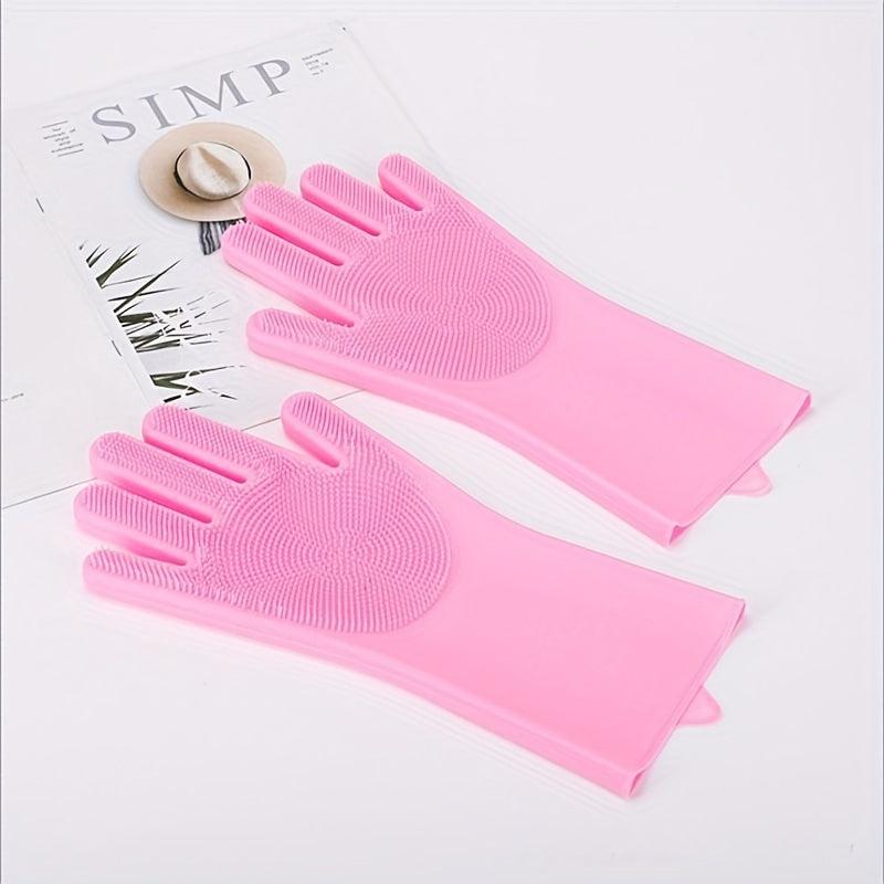 Heat Resistant Pet Grooming Gloves with Five Finger Design