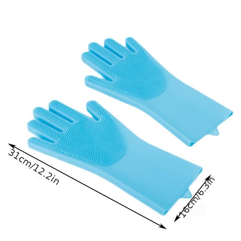 Heat Resistant Pet Grooming Gloves with Five Finger Design