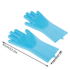 Heat Resistant Pet Grooming Gloves with Five Finger Design