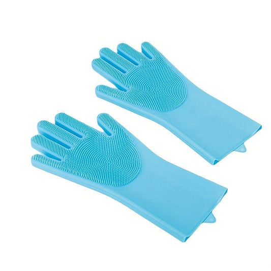 Heat Resistant Pet Grooming Gloves with Five Finger Design
