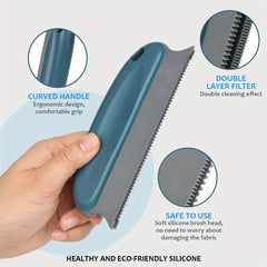 3pcs Portable Reusable Pet Hair Remover for Cats and Dogs