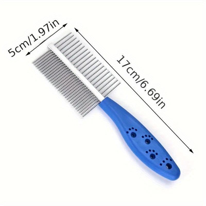 Stainless Steel Pet Grooming Comb Massage Brush