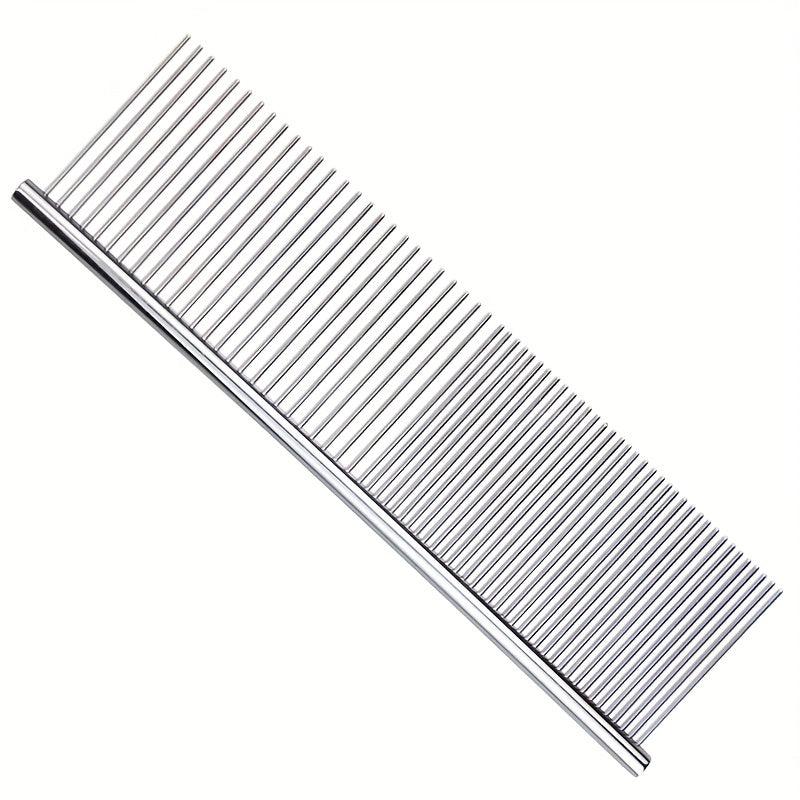 Stainless Steel Pet Grooming Comb & Slicker Brush