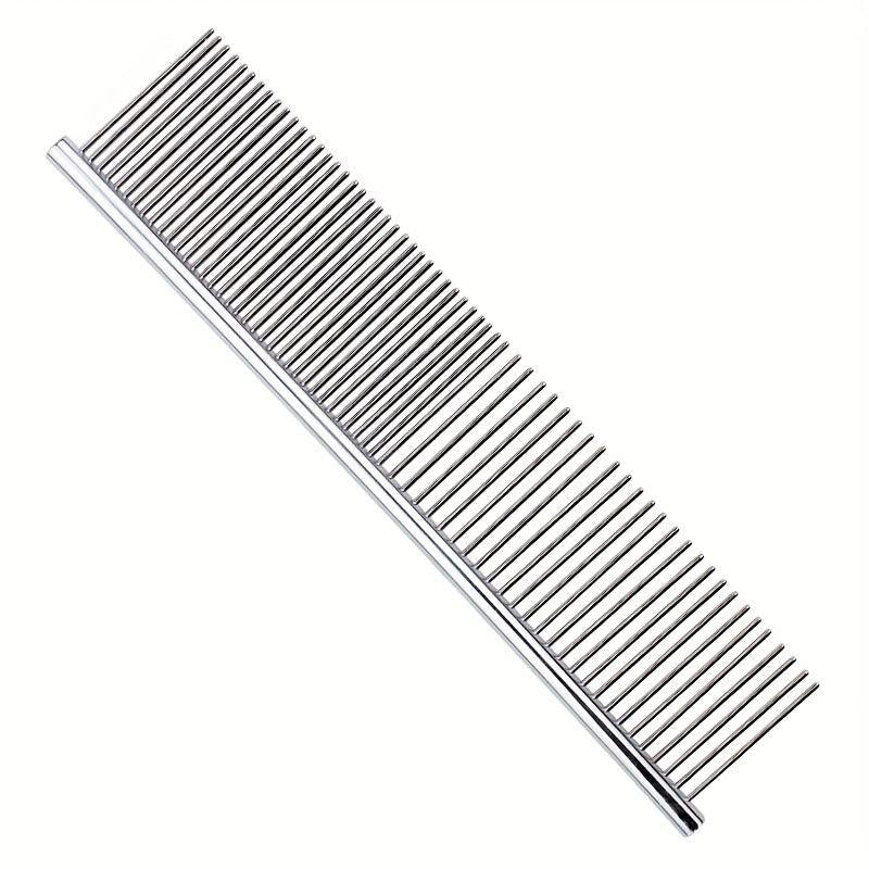 Stainless Steel Pet Grooming Comb & Slicker Brush