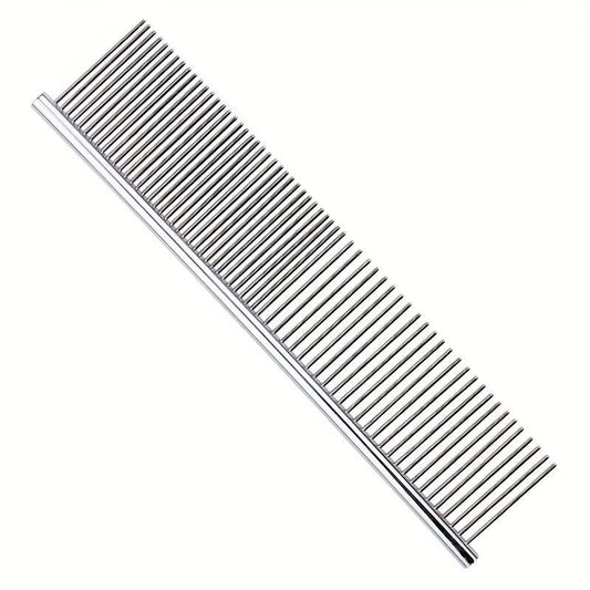 Stainless Steel Pet Grooming Comb & Slicker Brush