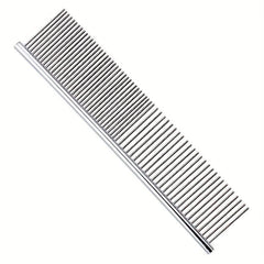 Stainless Steel Pet Grooming Comb & Slicker Brush