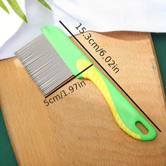 Stainless Steel Dog Comb for Flea Removal & Grooming