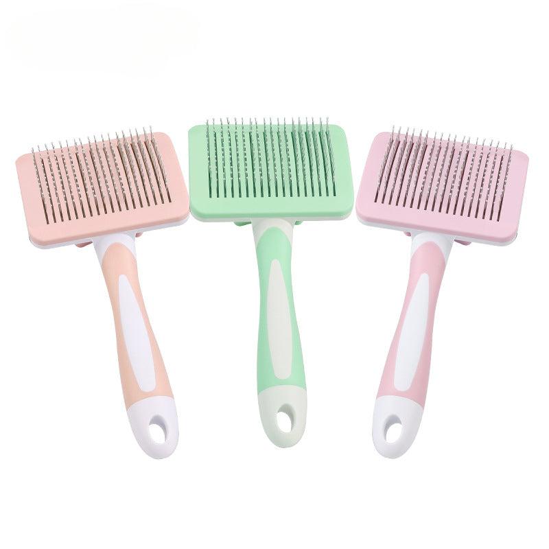 Self-cleaning Pet Comb Dog Grooming Brush Cat Hair Removal