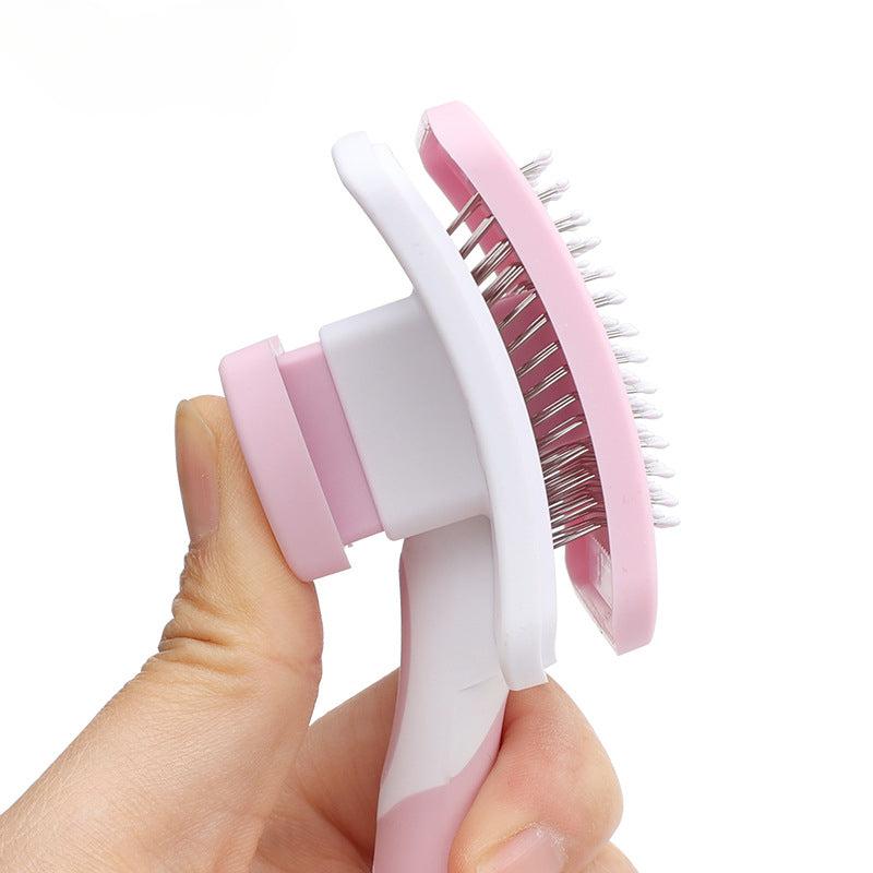 Self-cleaning Pet Comb Dog Grooming Brush Cat Hair Removal