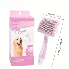 Self-cleaning Pet Comb Dog Grooming Brush Cat Hair Removal
