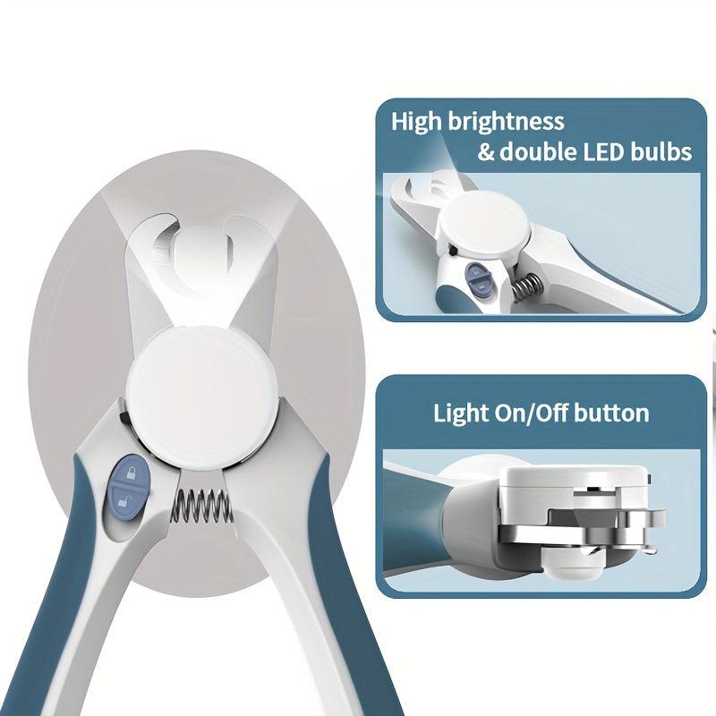 Pet Nail Clipper With LED Light For Dogs And Cats