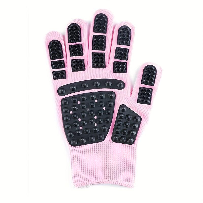 Dog Hair Removal Massage Glove Brush for Grooming